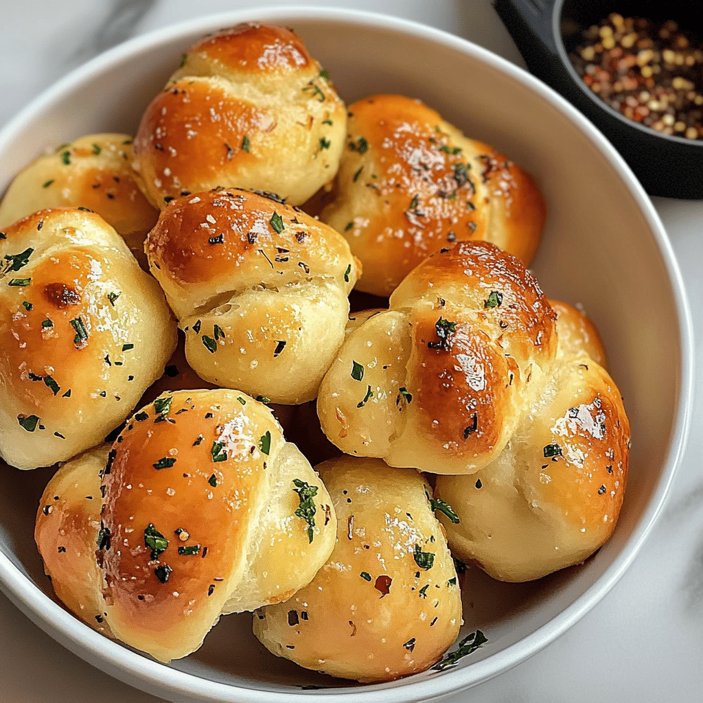 Air Fryer Garlic Knots
