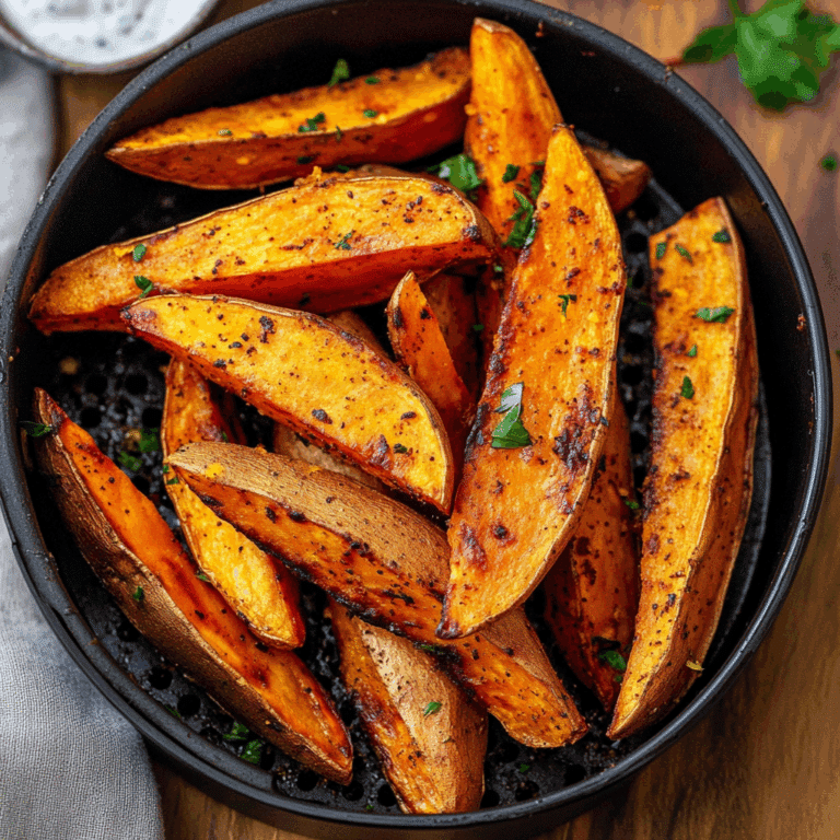 Air Fryer Sweet Potato Wedges