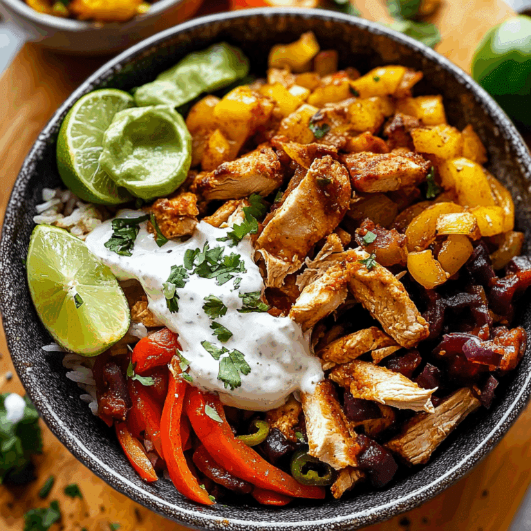Chicken Fajita Bowls