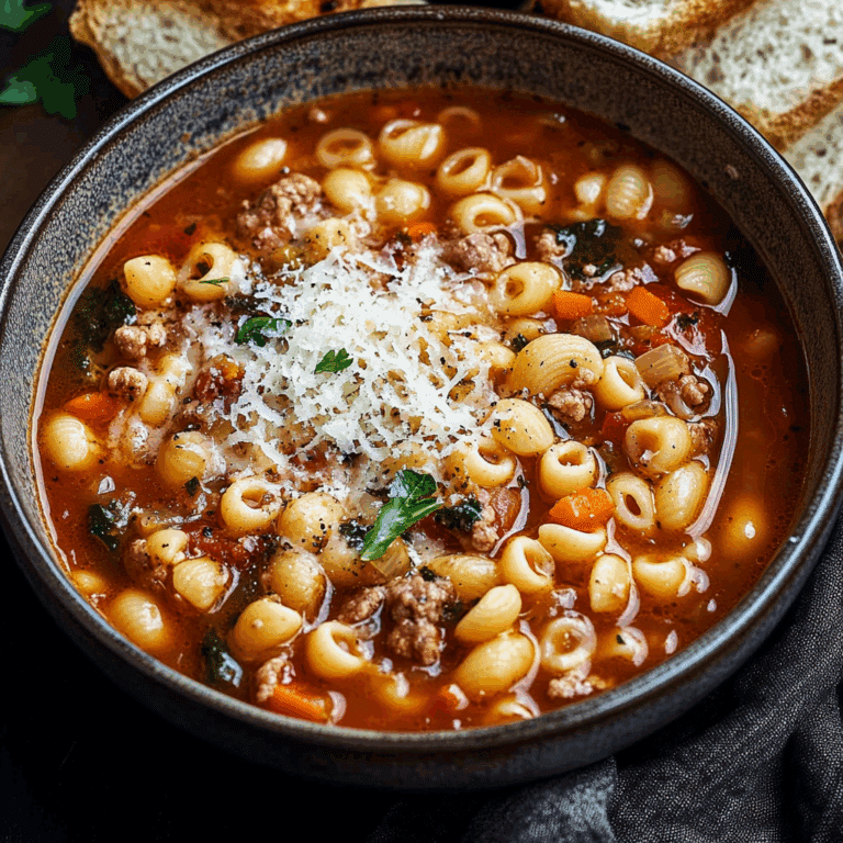 Cozy Pasta e Fagioli Soup Recipe