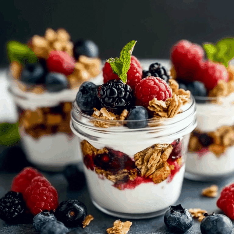 Greek Yogurt Berry Parfaits