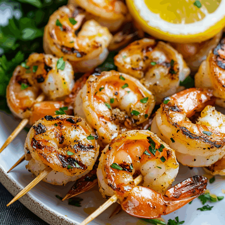 Grilled Shrimp Skewers