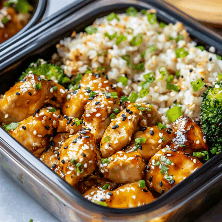 Honey Garlic Chicken Meal Prep