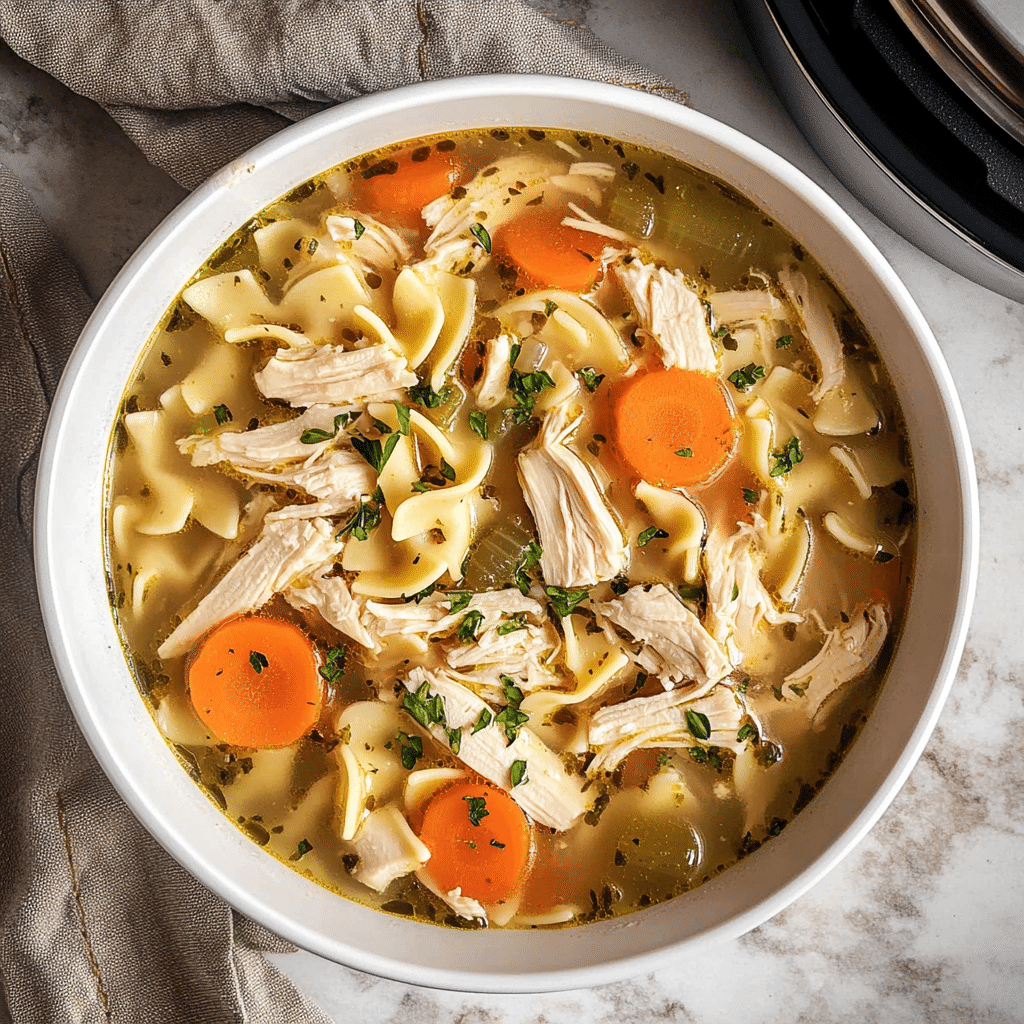 Instant Pot Chicken Noodle Soup