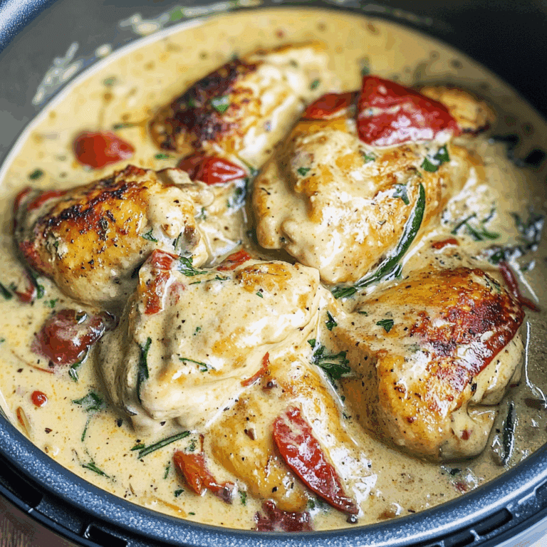 Instant Pot Creamy Tuscan Chicken