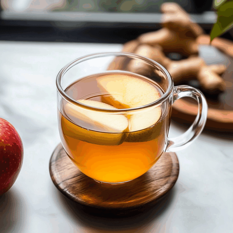 Korean Apple Ginger Tea