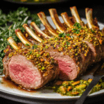 Pistachio Crusted Rack of Lamb