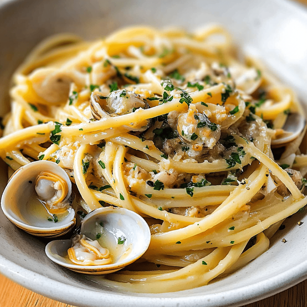 Quick Linguine with Clam Sauce