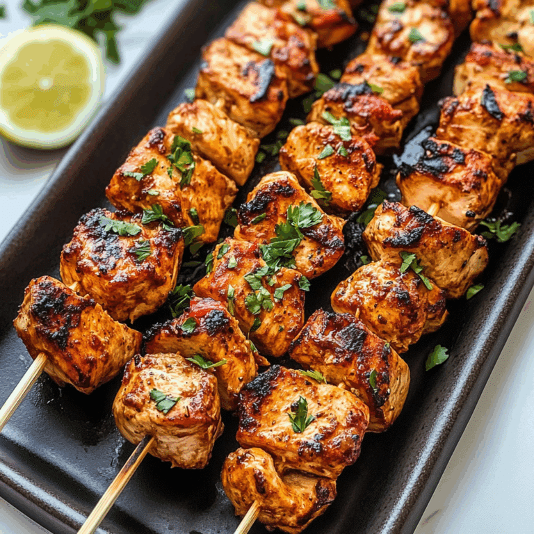 Turkish Chicken Kabobs