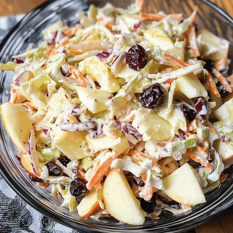 Apple Cranberry Slaw