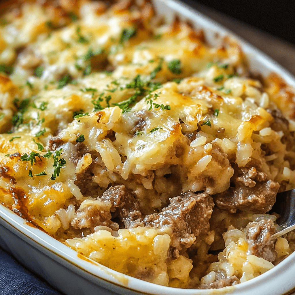 Beef & Rice Casserole