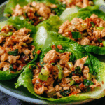 Chicken Larb Lettuce Wraps