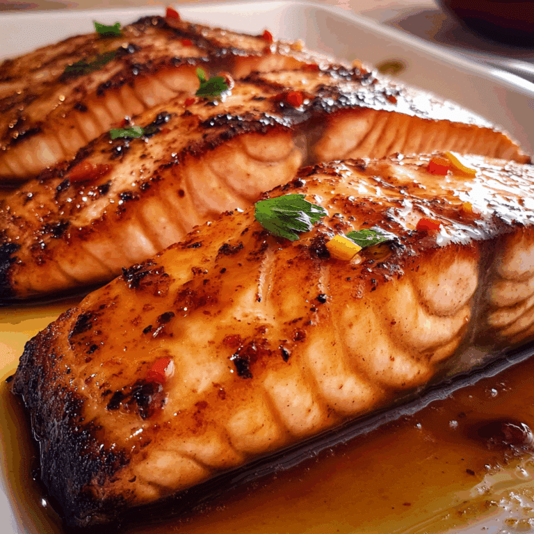 Chili Maple Glazed Salmon