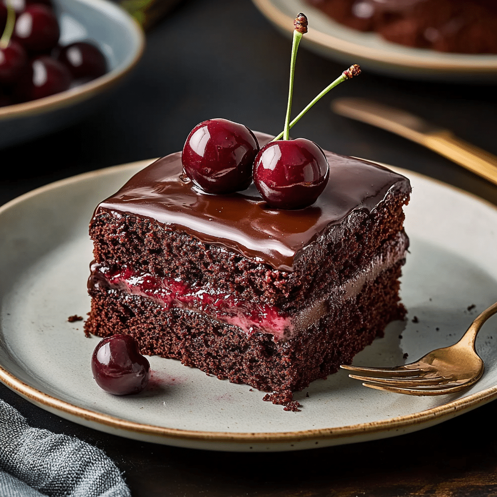 Chocolate Cherry Cake