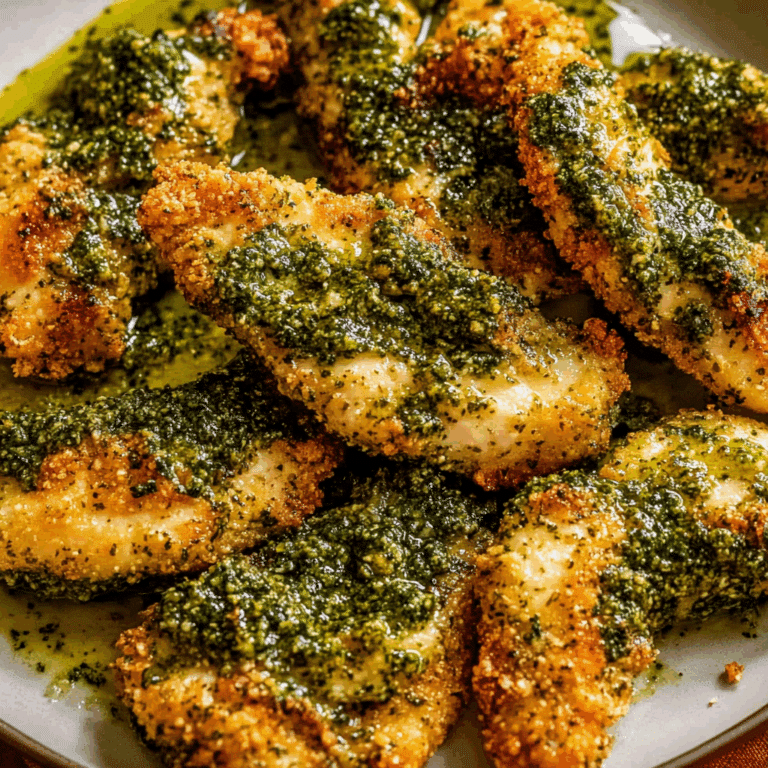 Cilantro Pesto Chicken Tenders