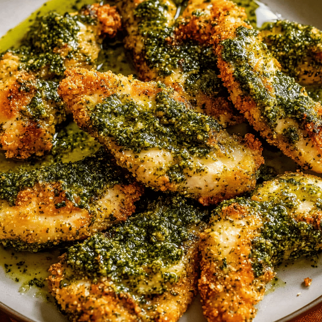 Cilantro Pesto Chicken Tenders