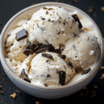 Coconut Chip Ice Cream with Crisp Chocolate