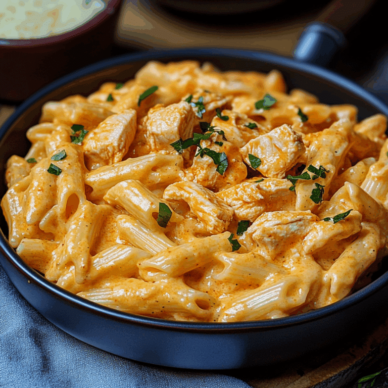 Creamy Buffalo Chicken Pasta