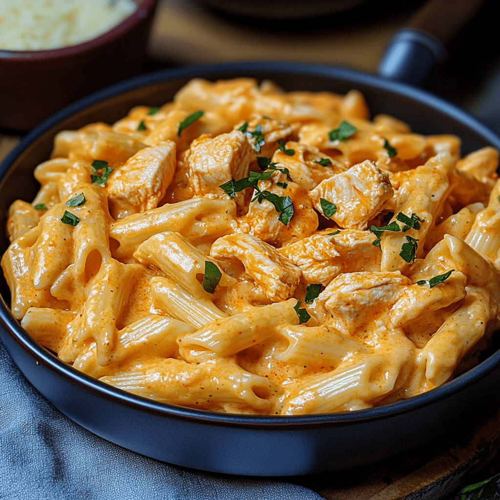Creamy Buffalo Chicken Pasta