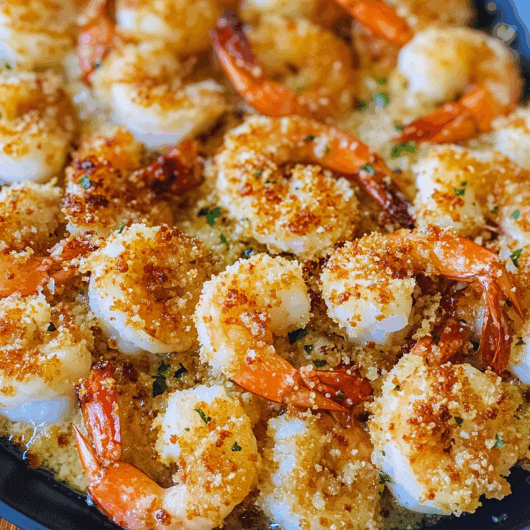 Crispy Baked Shrimp with Panko & Garlic