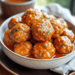 Crock Pot Buffalo Turkey Meatballs