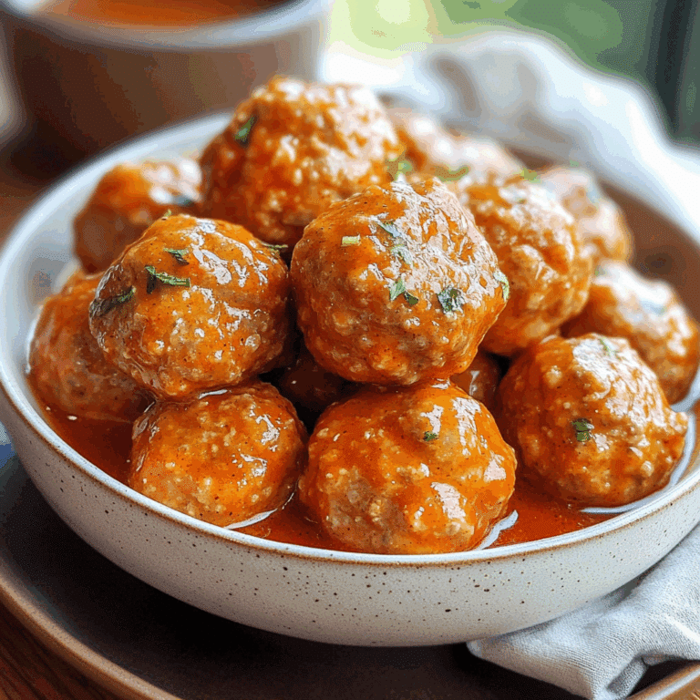 Crock Pot Buffalo Turkey Meatballs