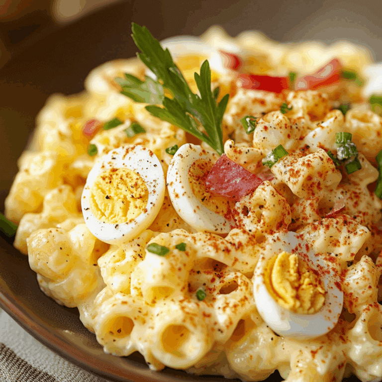 Deviled Egg Pasta Salad