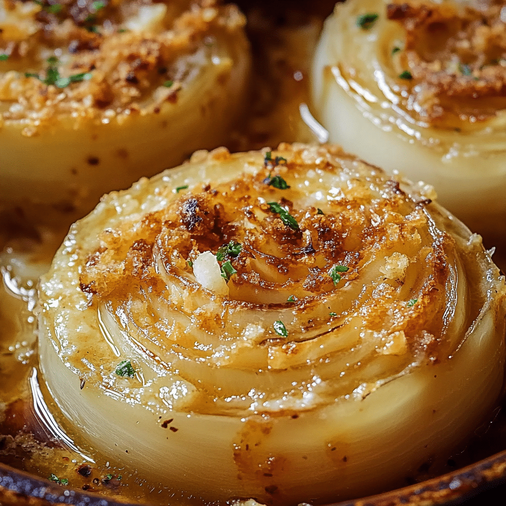 French Onion Soup-Style Melting Onions