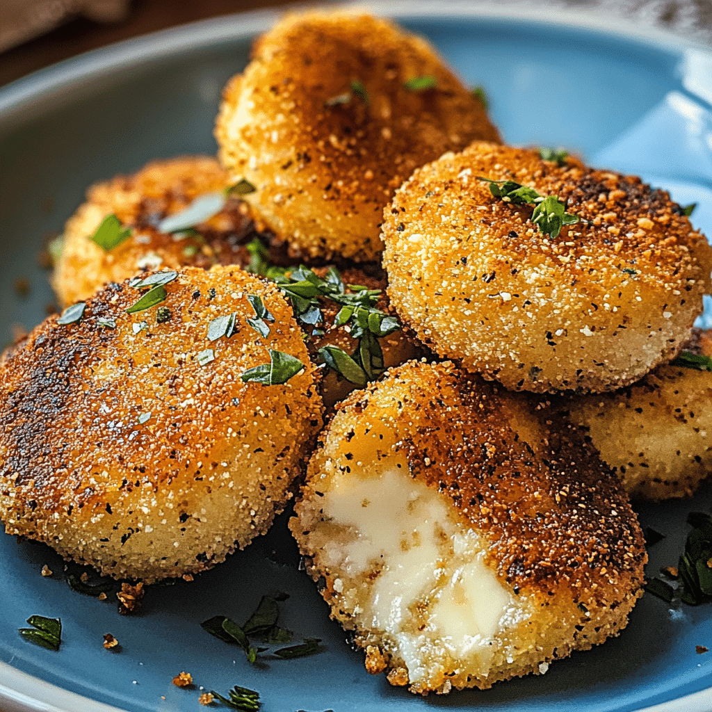 Fried Goat Cheese with Fresh Herbs