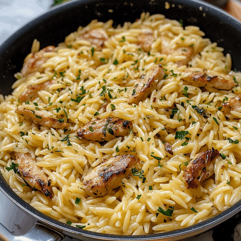 Garlic Butter One Pan Orzo