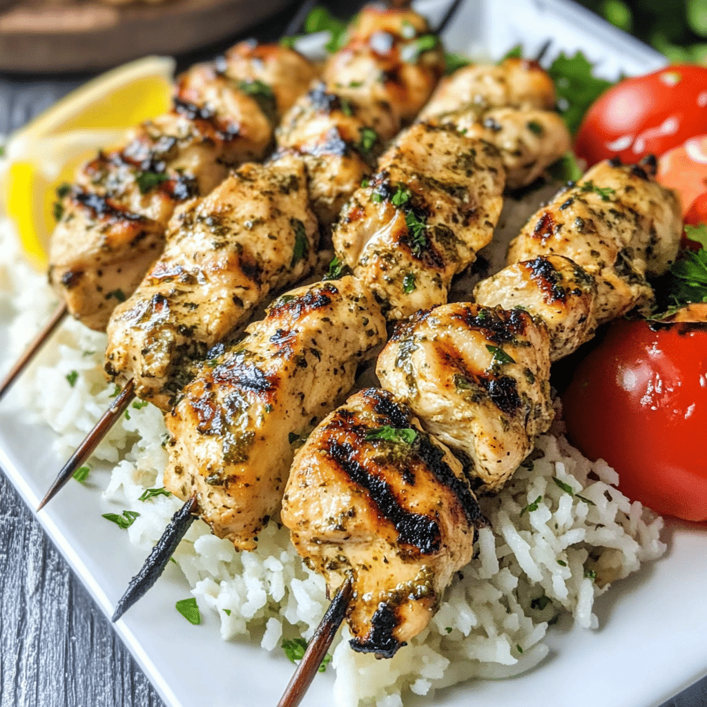 Grilled Chicken Souvlaki