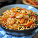 Instant Pot Shrimp Lo Mein
