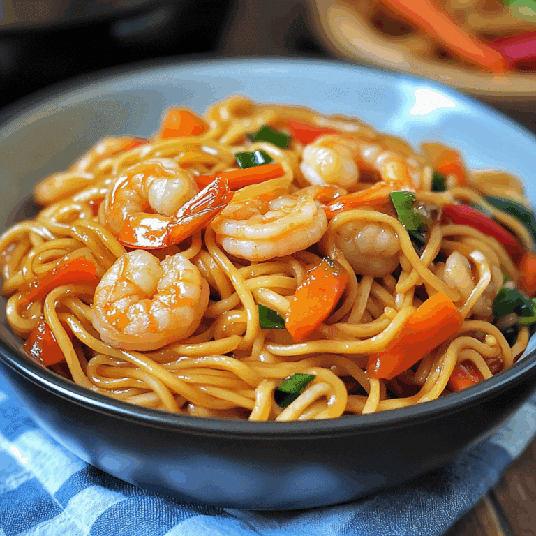 Instant Pot Shrimp Lo Mein