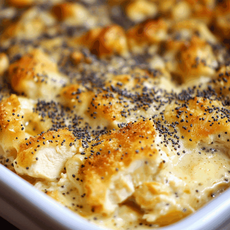 Poppy Seed Chicken Casserole