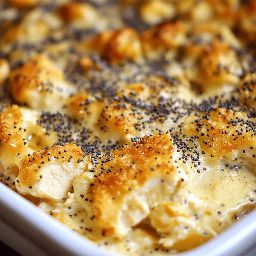 Poppy Seed Chicken Casserole