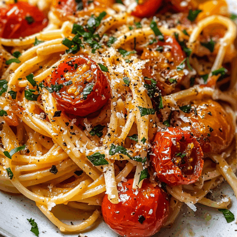 Roasted Tomato Garlic Pasta