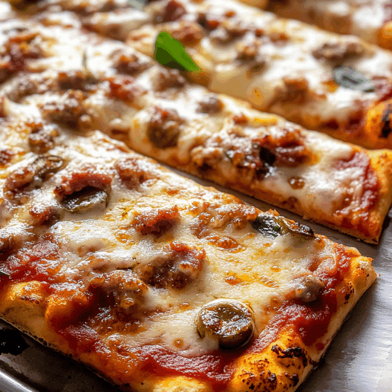 School Cafeteria Pizza