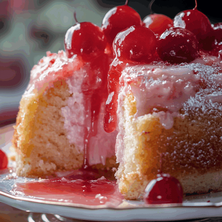 Shirley Temple Cake
