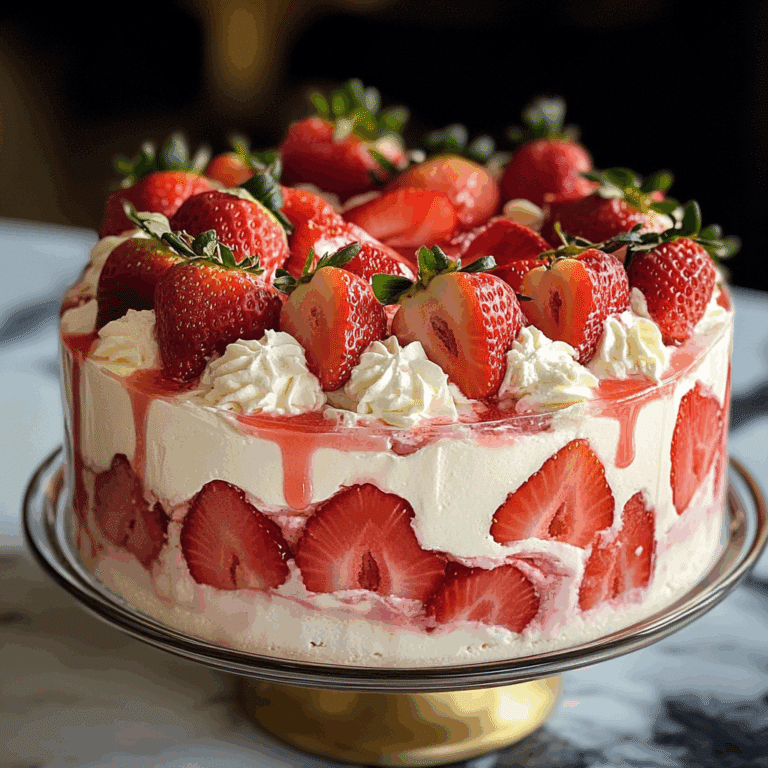 Southern Strawberry Punch Cake