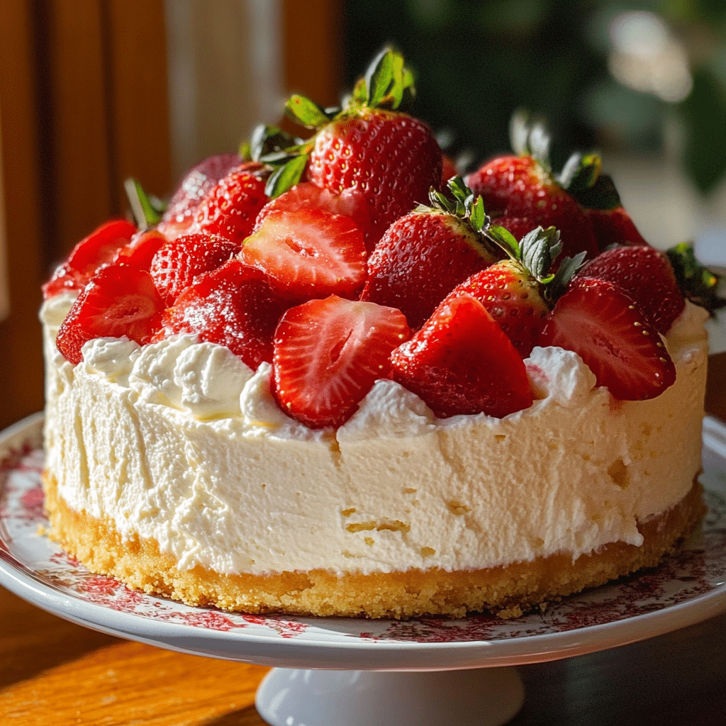 Strawberry Shortcake Cheesecake