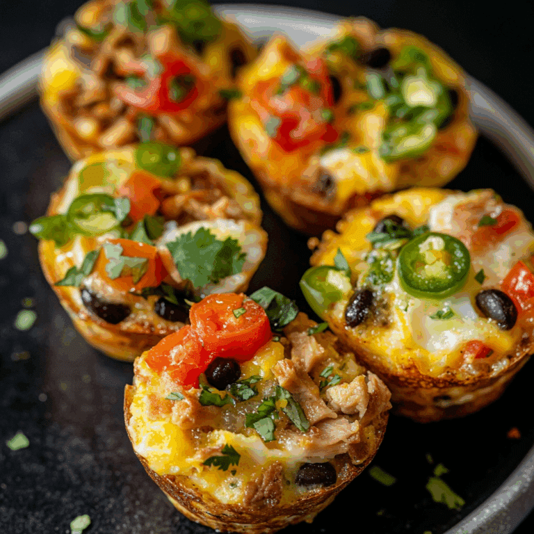 Tex-Mex Egg Muffin Cups with Turkey