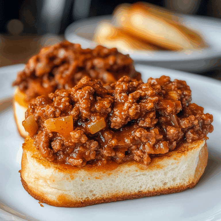 Texas Toast Sloppy Joes