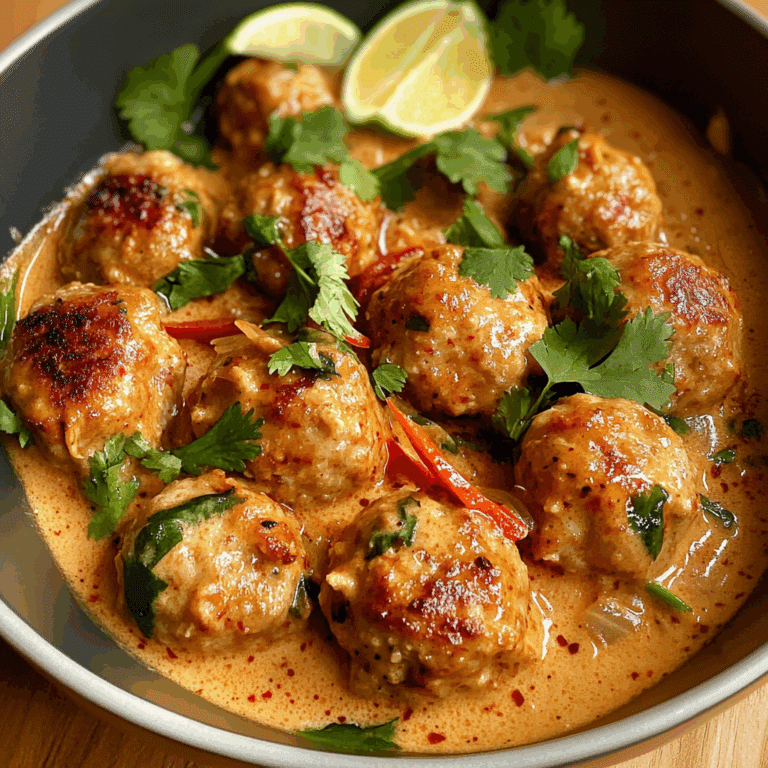 Thai Turkey Meatballs