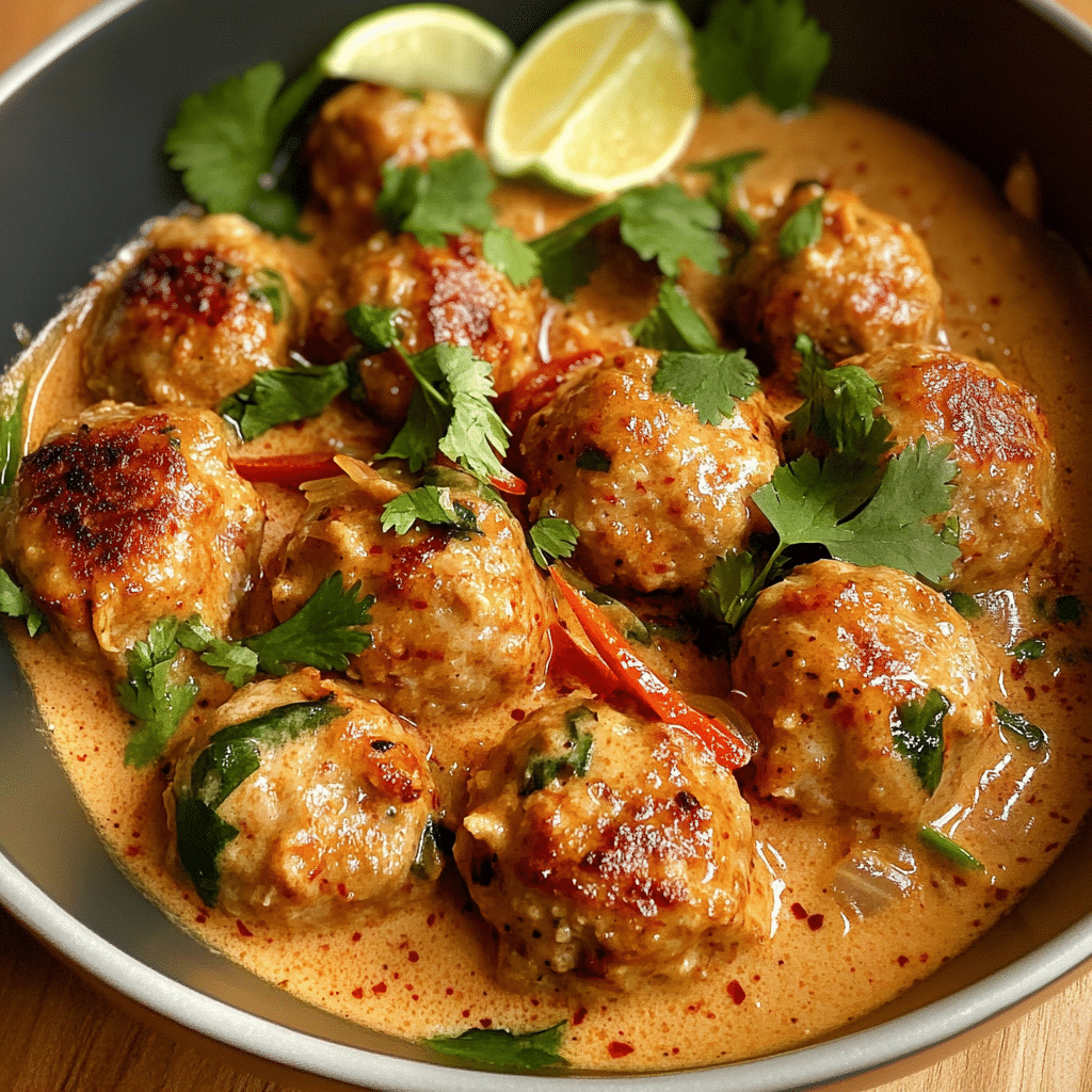 Thai Turkey Meatballs