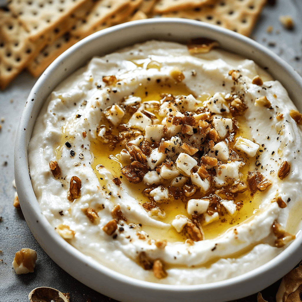 Whipped Honey Goat Cheese Dip
