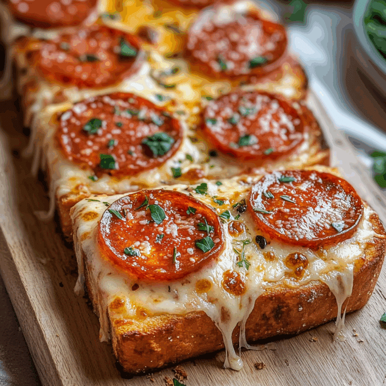 Air Fryer Texas Toast Pizza