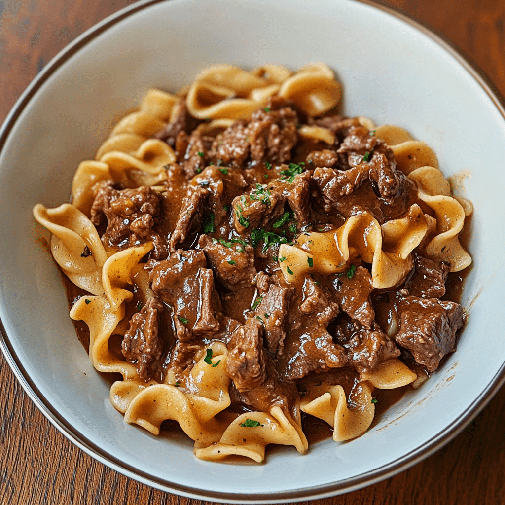 Amish Beef & Noodles Recipe