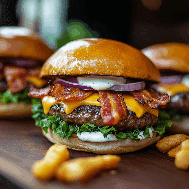 Bacon Ranch Burgers