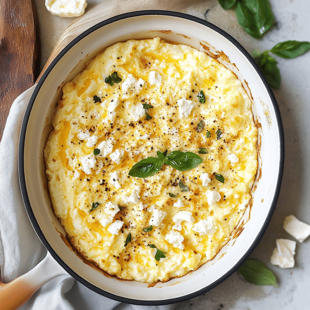 Baked Feta Eggs