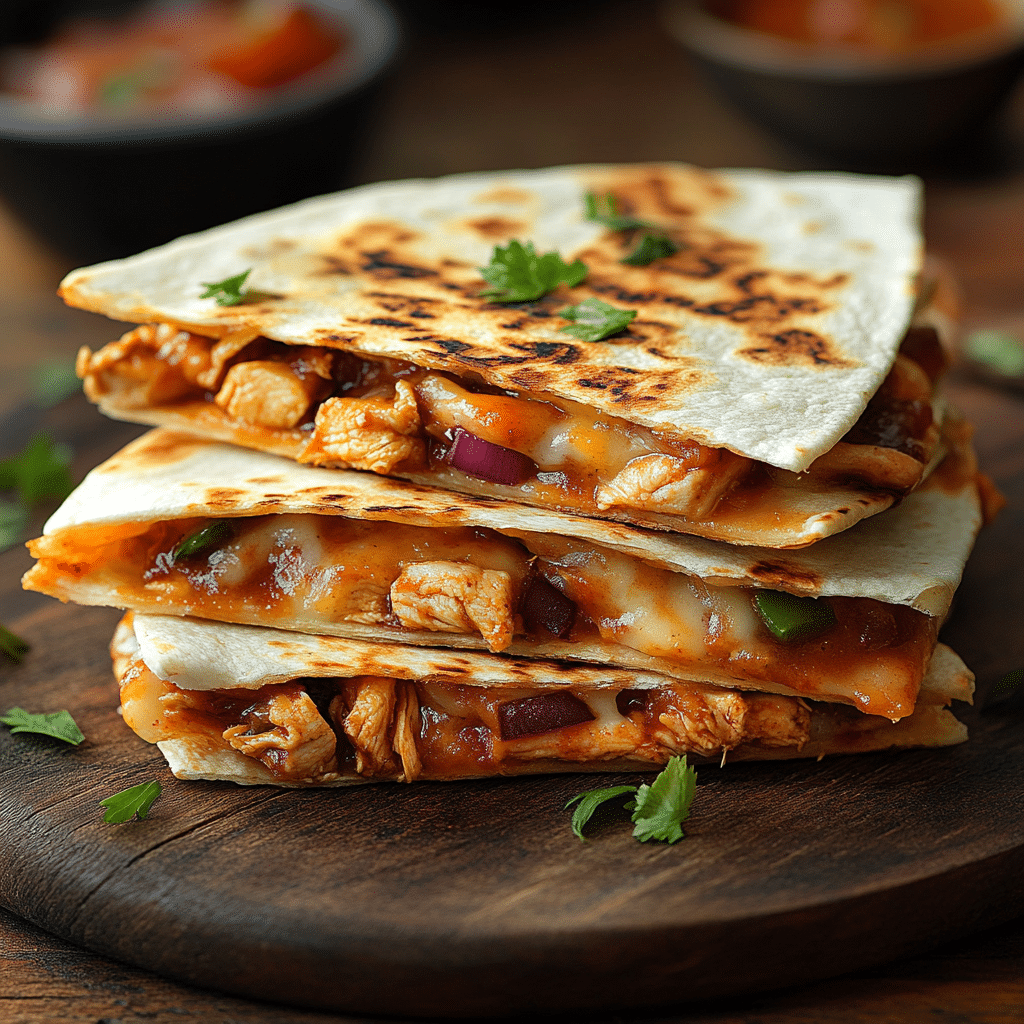 BBQ Chicken Quesadillas